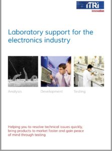 Electronics Test Services Brochure 2017